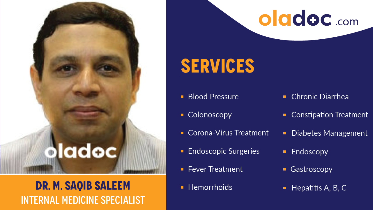 Services provided by Dr.M. Saqib Saleem